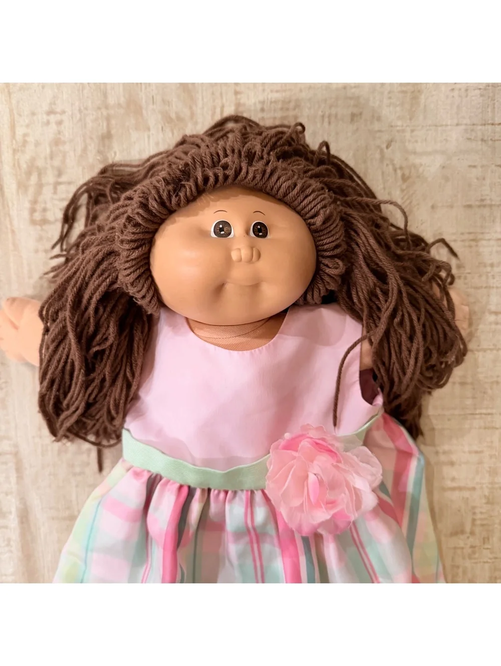 1983 Cabbage Patch Kids Coleco HM1 Hong Kong Brown Hair Brown Eyes Black Sig